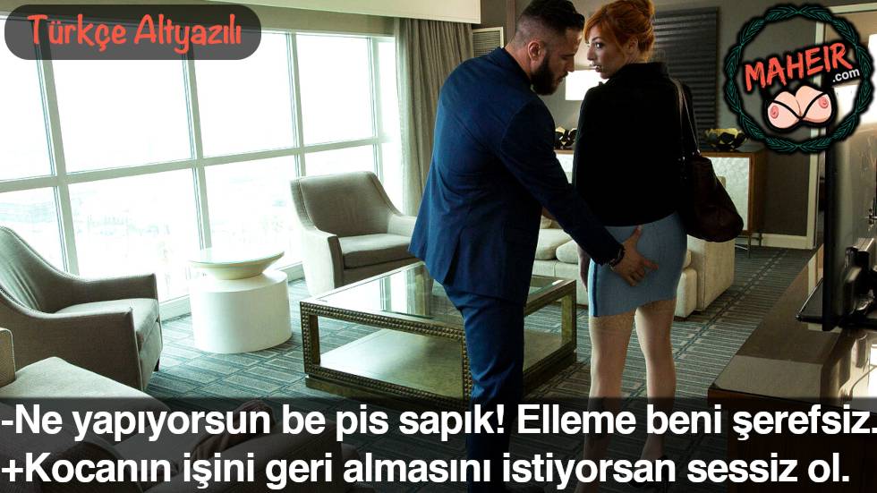 Kocası İşten Atılmasın Diye Yalvarmaya Gelen Hatuna Çaktı