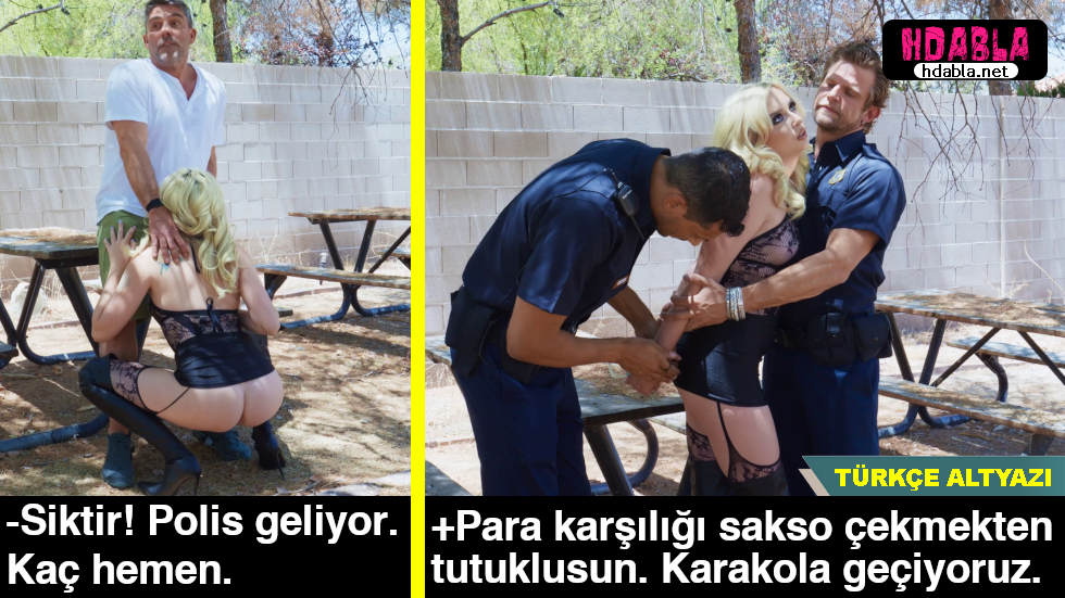 Parkta sakso çekerken yakalanan escortu Polisler Karakolda öttürdü